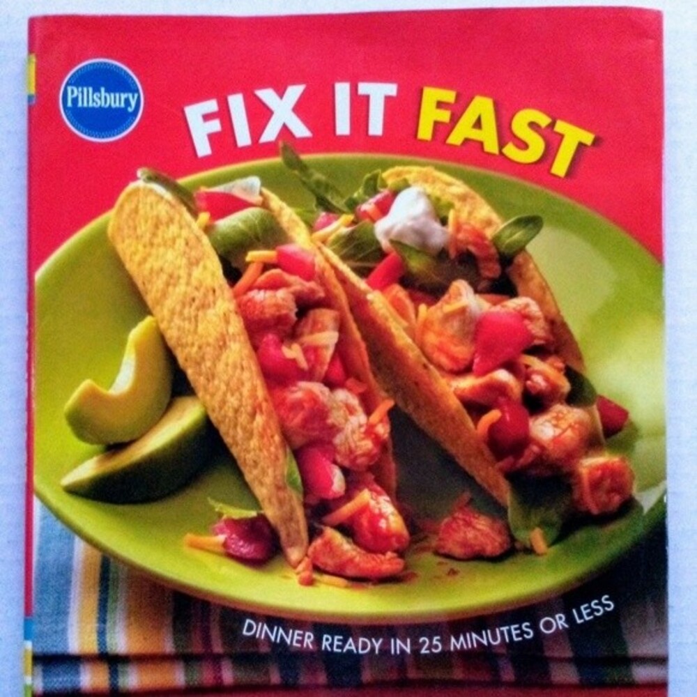 3 Pillsbury Complete Cook Book Fix It Fast and Holiday Baking Books